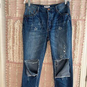 One Teaspoon Hooligans crop denim
